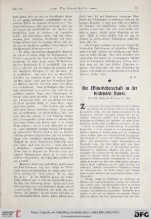 5: Die Miturheberschaft in der bildenden Kunst