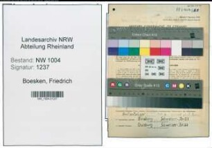 Entnazifizierung Friedrich Boesken , geb. 10.03.1902 (Gaertner)
