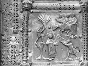 Linker Flügel — Christi Einzug in Jerusalem