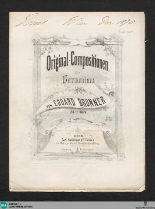 2: Original-Compositionen für Harmonium : 24tes Werk