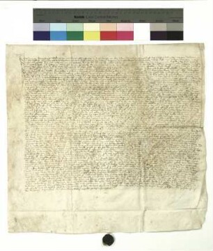 Revers über die Verpfändung von Ludwigstein an Hans von Dörnberg