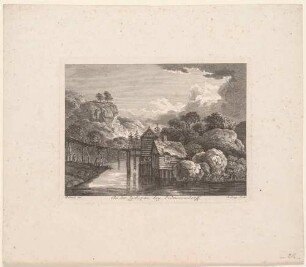 Landschaft an der Zschopau bei Erdmannsdorf (Augustusburg), aus Zinggs Kupferstichwerk