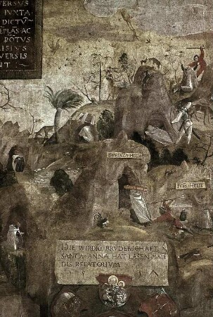 Sarazenenüberfall vor dem Rundtempel des Elias auf dem Berg Karmel
