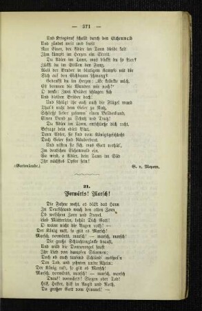Vorwärts! Marsch!
