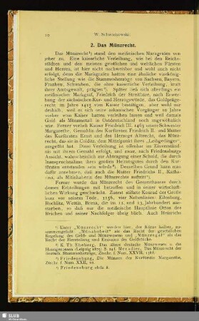 2. Das Münzrecht