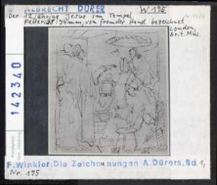 Albrecht Dürer: Der 12jährige Jesus im Tempel. London, British Museum