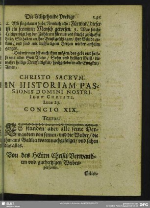 Concio XIX.