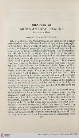 Chapter XI: Mohammedan Period