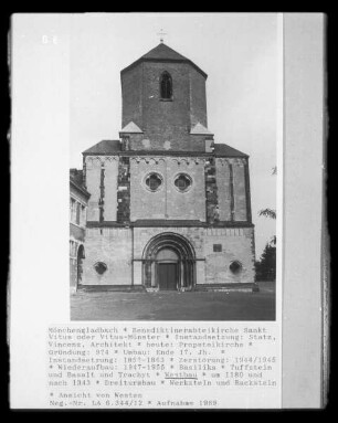 Benediktinerabteikirche Sankt Vitus — Westwerk