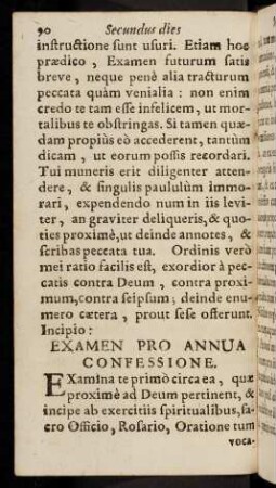90-100, Examina te primo circa ea, quae ...