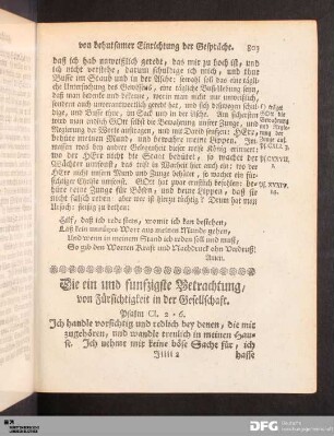Die ein und fünfzigste Betrachtung [...]