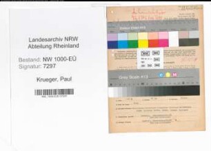 Entnazifizierung Paul Krueger, geb. 12.11.1899 ()