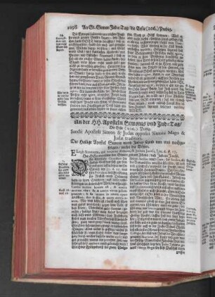 An der H.H. Aposteln Simonis und Judae Tag.