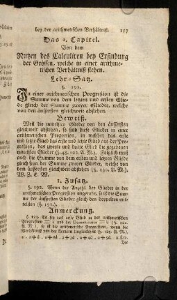 157-161, 2. Capitel (§ 191 - 200)
