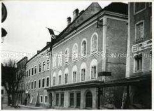 Das Geburtshaus von Adolf Hitler in Braunau