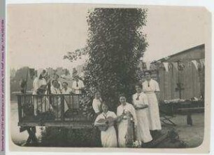 Sommerfest des CFRV am Bootshaus in der Jahnstraße, 1913
