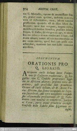 [Oratio. Pro Q. Ligario Ad C. Caesarem]