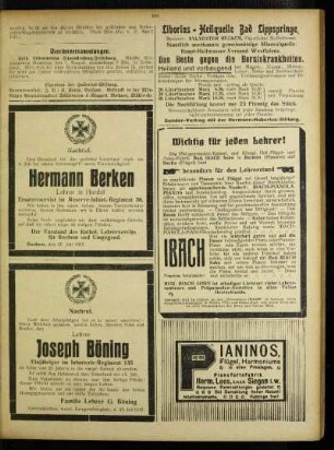 Nachruf : [Hermann Berken]