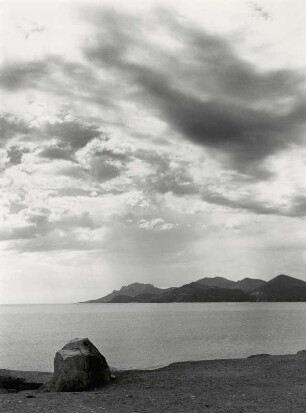 Regenwolken am Meer