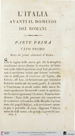 Capo primo