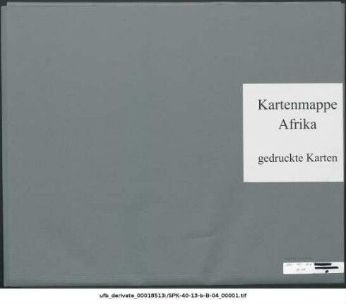 Westliche Sahara, Senegambien, Liberia, oberer Niger : 1893-1910 : Kartensammlung
