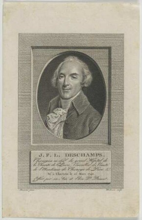 Bildnis des Joseph-Francois-Louis Deschamps