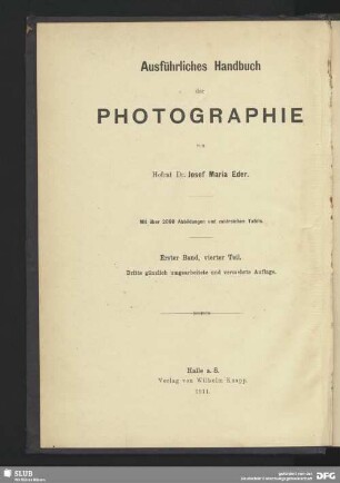 Die photographischen Objektive