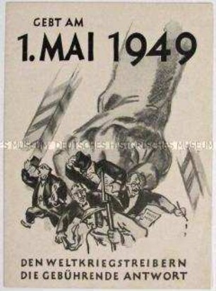Programm zum 1. Mai 1949 in Leipzig