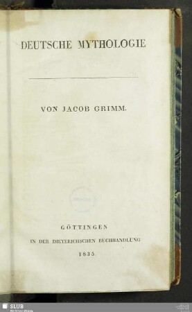Deutsche Mythologie