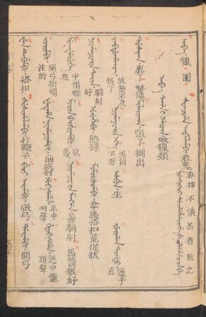 Aba saha i hacin = 畋獵類