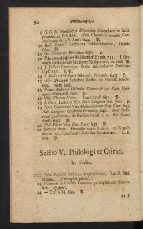 V. Philologi et Critici