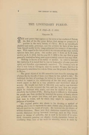 The Legendary Period ... - Chapter II
