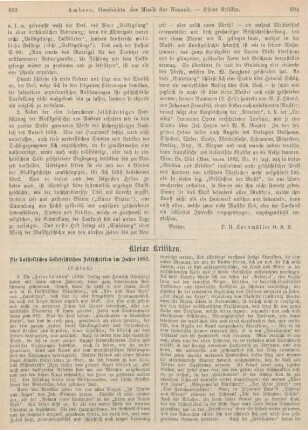 693-698 Kleine Kritiken