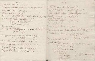 Ausgaben, von Karoline Luises Hand.
