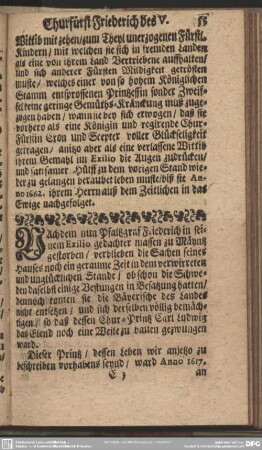 Lebens-Geschichte Churfürst Carl Ludwig