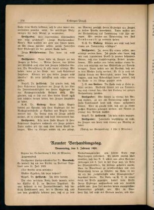 238-260, Neunter Verhandlungstag: 5.2.1920