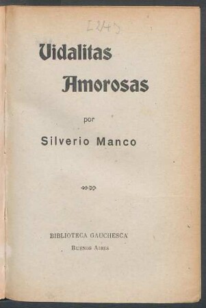 Vidalitas amorosas