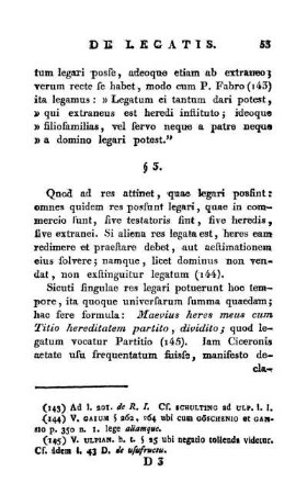 § 3 Quaenam res legari possint