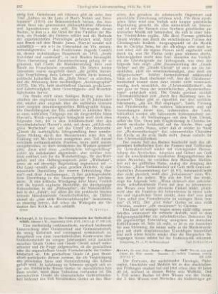 287-288 [Rezension] Kuhaupt, Hermann, Die Formalursache der Gotteskindschaft