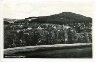 Bärenfels. Blick von Schönfeld