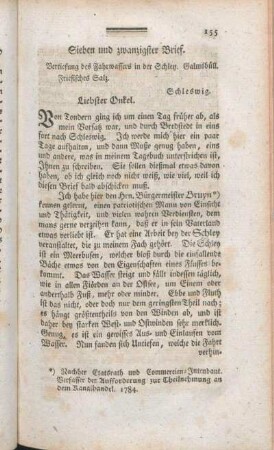 Sieben und zwanzigster Brief.