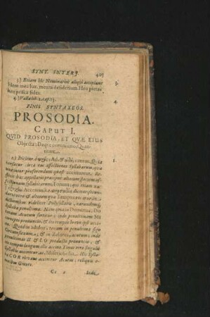 Prosodia.