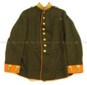 Waffenrock für Offizier, 2. Grenadier-Regiment Nr. 101, getragen von Kaiser Wilhelm I., Sachsen