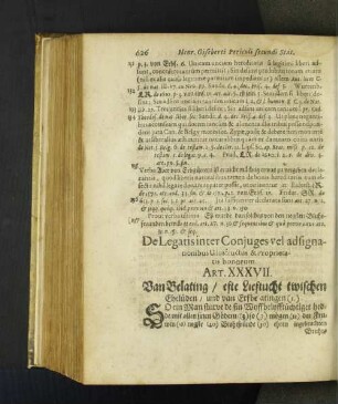 De Legatis inter Conjuges vel adsignationibus [...] Art. XXXVII.