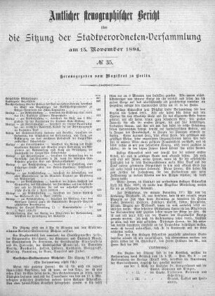 No 35, 15. November 1894