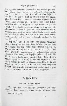 115-118 Zu Psalm 110