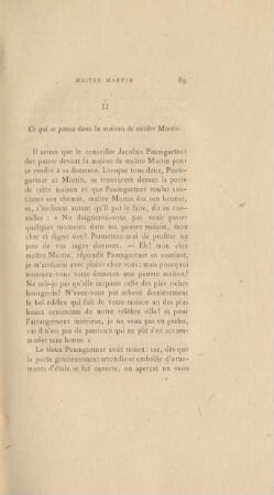 II, Ce qui se passa ...
