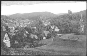 Tautenburg. Blick auf Tautenburg