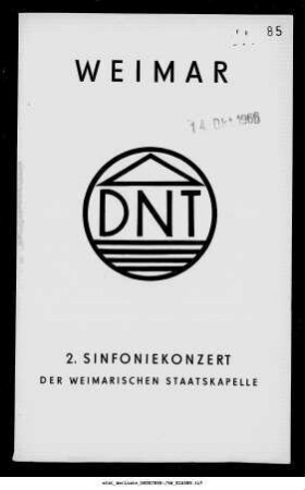 2. Sinfoniekonzert