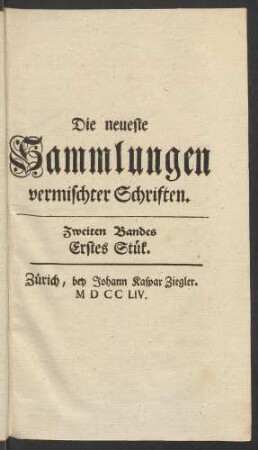 Erstes Stük